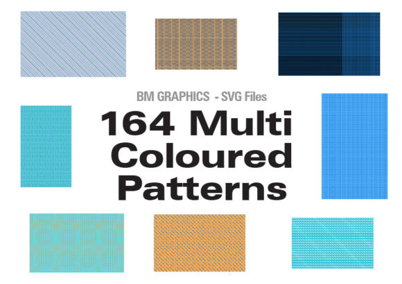 164 Multi Coloured Patterns for Creative Freedom and Versatile Use