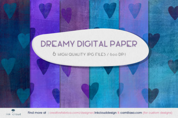 5 Cute Digital Paper Background Patterns