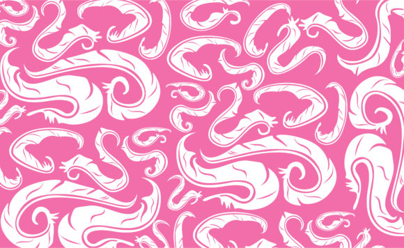 Exploring the Versatility of Pink Swirl Feather Ornament Patterns in Design and Craft