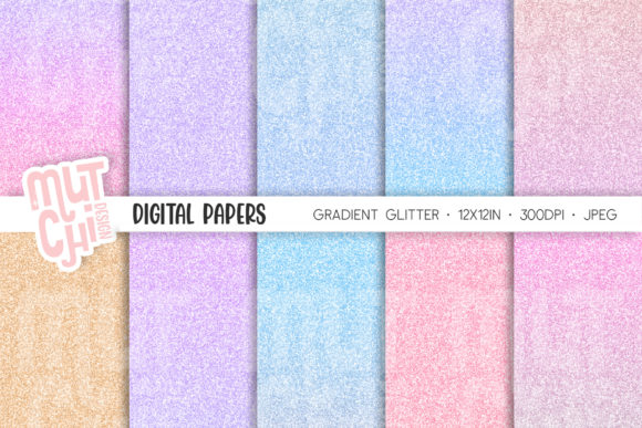 Gradient Fantasy Glitter Patterns: A Creative Tool for Design Enthusiasts