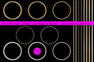 Metal Chain Frame Border Patterns