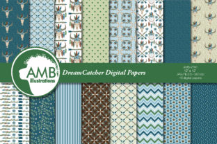 Moonlight Dreamcatchers: A Beautiful Collection of Red, Black, and Pink Digital Papers