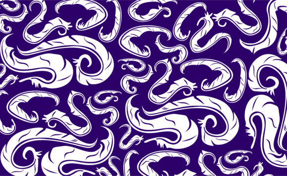 Purple Swirl Feather Ornament Patterns: A Creative Resource for Designers and Enthusiasts