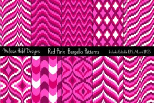 Red Pink Bargello Patterns: A Vibrant Design Resource for Creative Projects