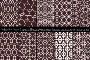 Seamless Brown Moroccan Patterns: A Versatile Resource for Designers