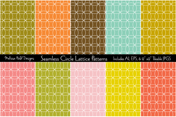 Seamless Circle Lattice Patterns
