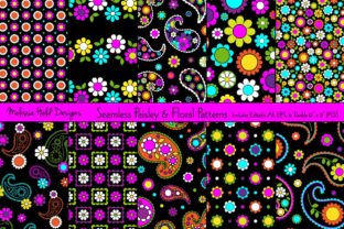 Seamless Paisley Floral Patterns: A Versatile Design Resource