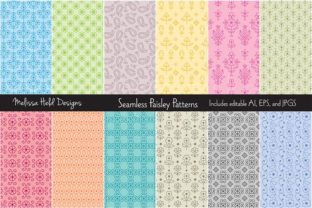 Seamless Paisley Patterns for Creative Design
