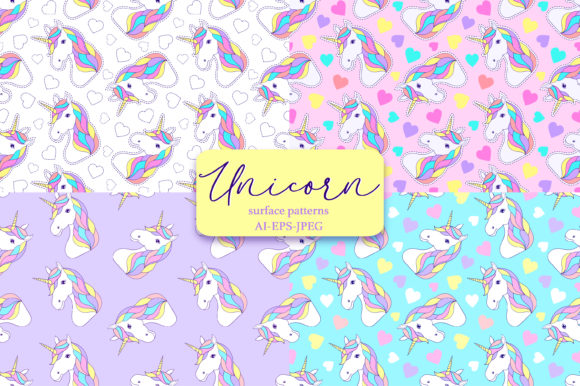 Unicorns - Surface Patterns: A Creative Resource for Designers and Creators